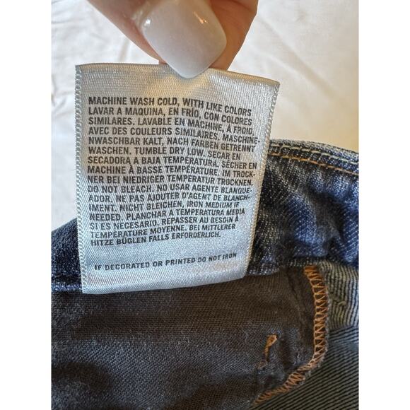 Citizens Of Humanity Y2K Size 25 Dunaway Low Rise Full Leg Crop Jeans Flare Leg - Picture 8 of 10